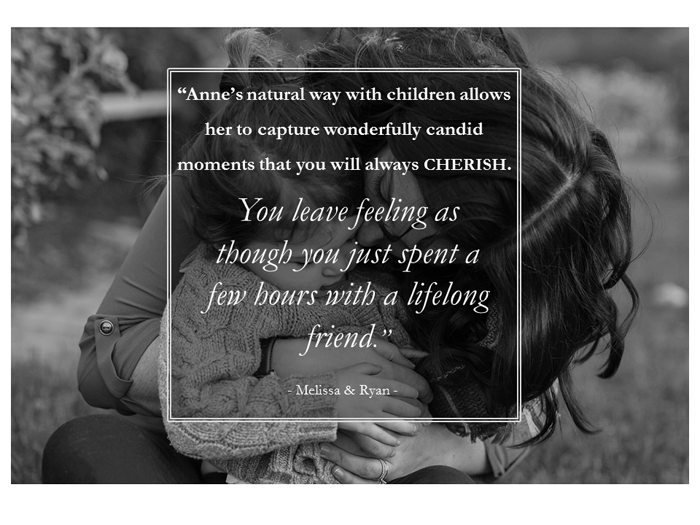 Anne Miller Hartford Connecticut Family Photographer Kind Words from Clients